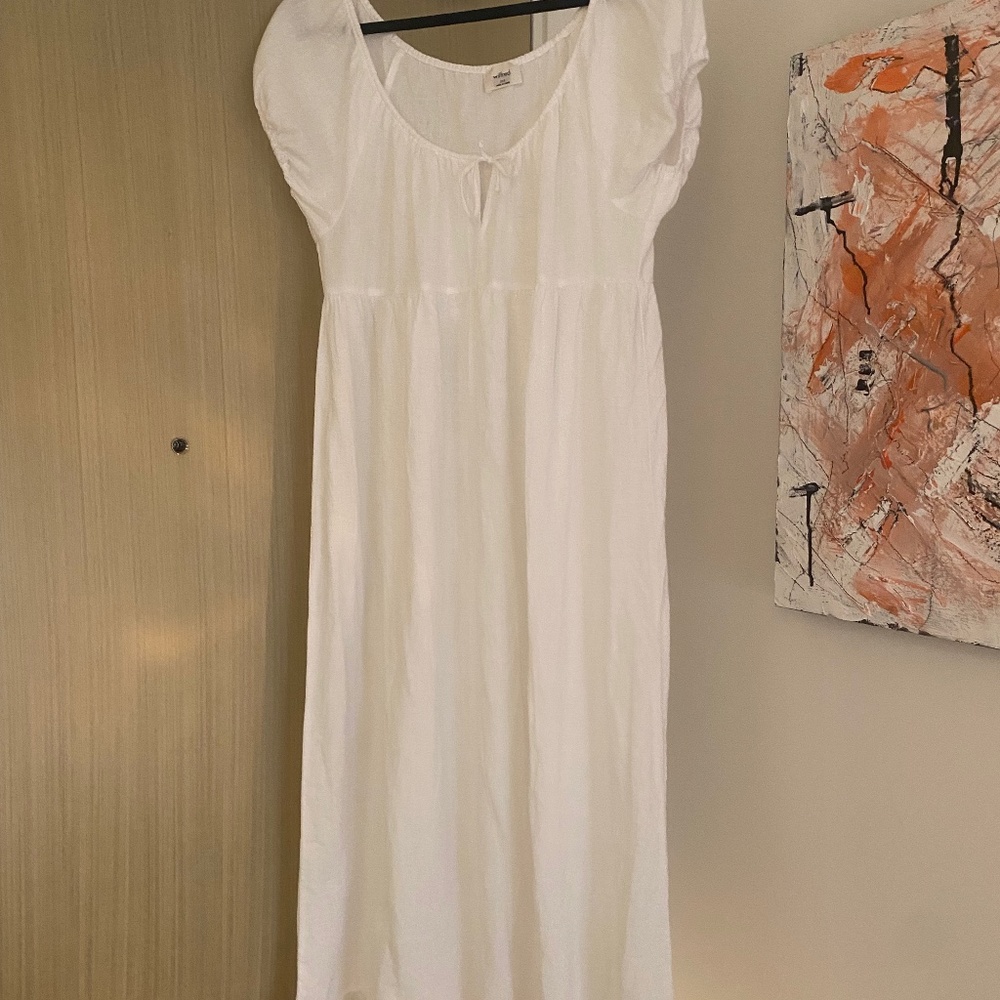 Aritzia Wilfred Shadow Linen Dress